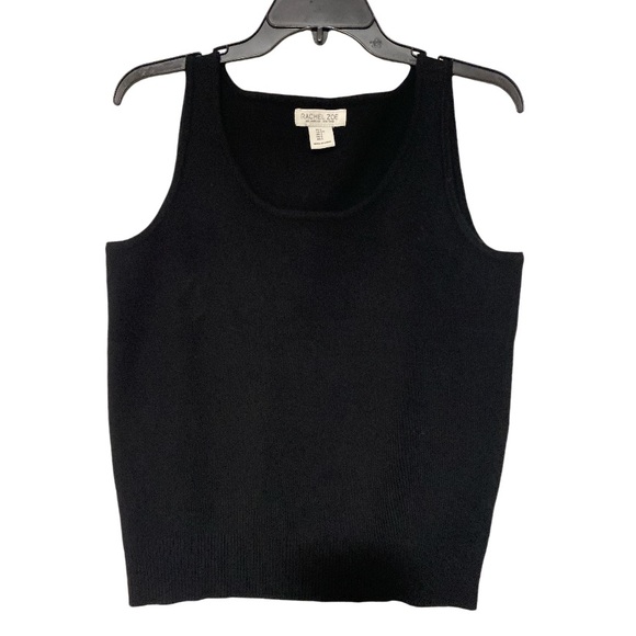 Rachel Zoe Knit Black Winter Sleeveless Tank Layer Piece - Size S - Picture 1 of 4